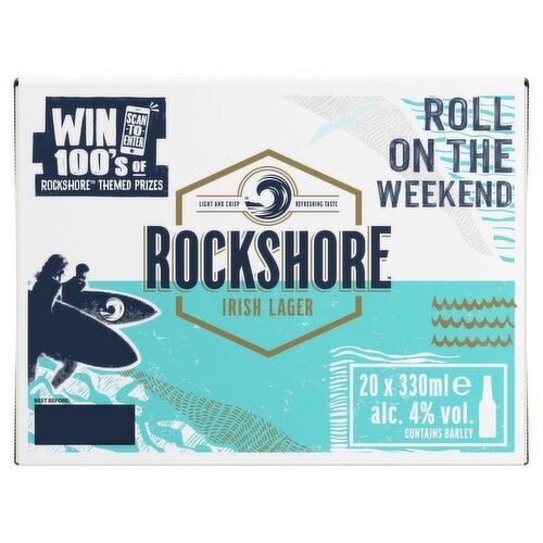 Rockshore Irish Lager 20 Pack Bottle (330 ml)