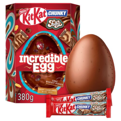 Nestle Kit Kat Chunky Funky Chocolate Incredible Egg  (380 g)