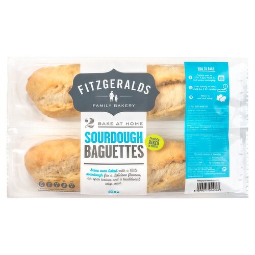 Fitzgeralds Sourdough Baguettes 2 Pack (2 Piece)