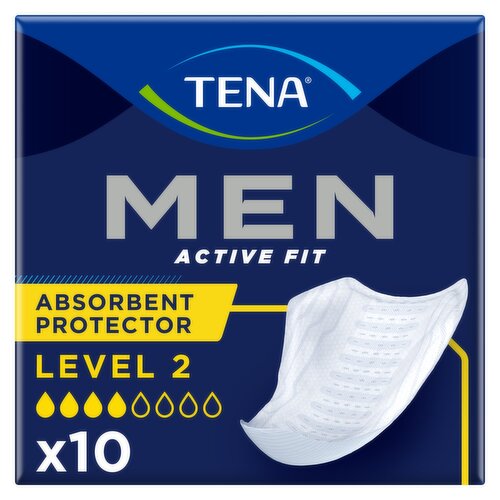 Tena Men Active Fit Level 2 10 Pack (10 Piece)