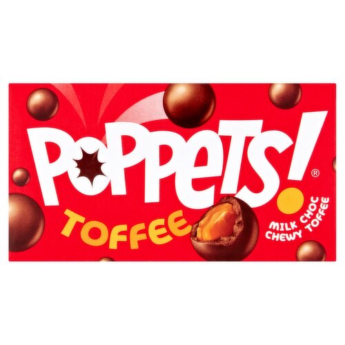 Poppets Milk Chocolate Toffee Carton (39 g)