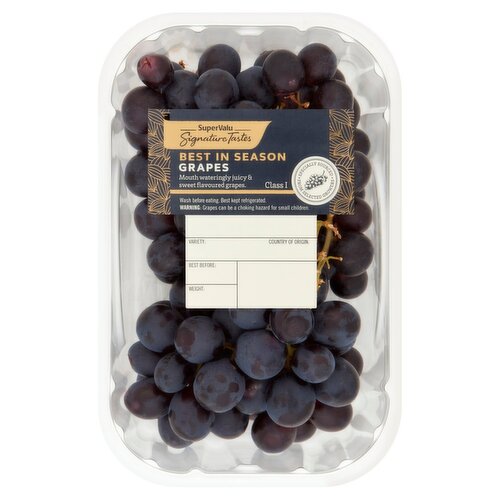 SuperValu Signature Tastes Black Grapes (400 g)