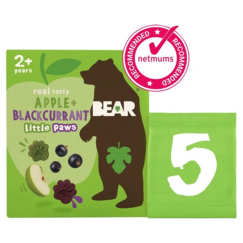 Bear Paws Apple & Blackcurrant 5 Pack (20 g)