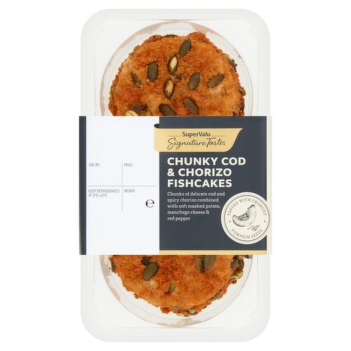 SuperValu Signature Tastes Cod & Chorizo Fishcakes (290 g)