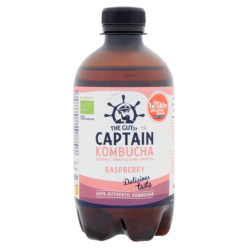 The Gutsy Captain Raspberry Kombucha (400 ml)