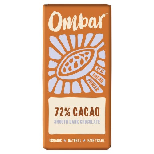 Ombar Organic Raw Cacao 72% (70 g)