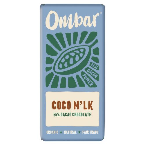 Ombar Organic Cacao Chocolate 55% (70 g)