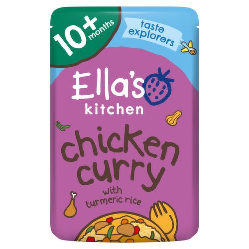 Ella's Kitchen Chicken Curry with Veg Rice 10+ Months (190 g)