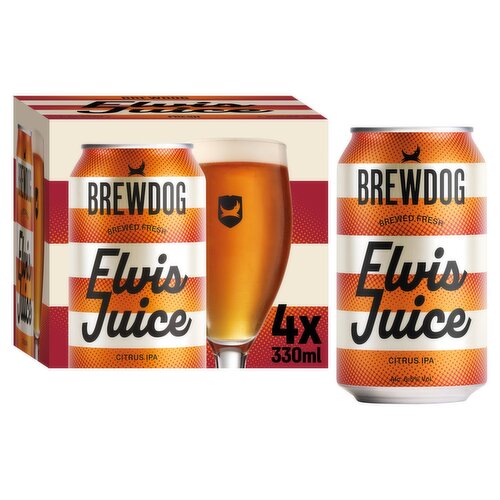 Brewdog Elvis Juice Cans 4 Pack (330 ml)