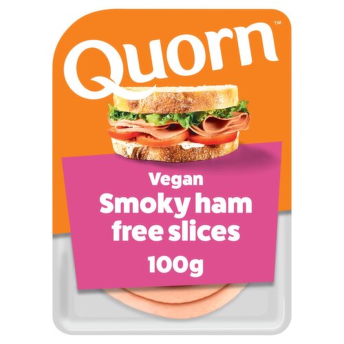 Quorn Vegan Smoky Ham Free Slices  (100 g)