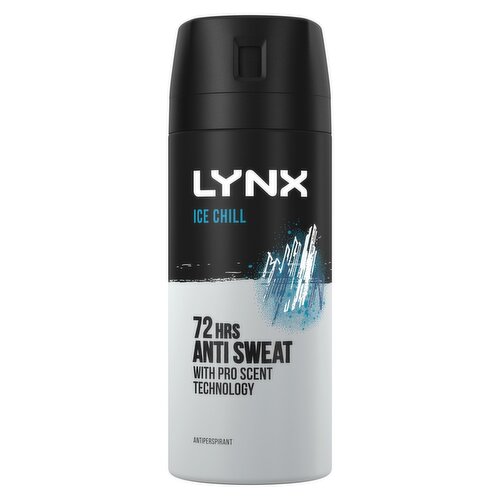 Lynx Ice Chill 72 Hour Antiperspirant Deodorant (150 ml)