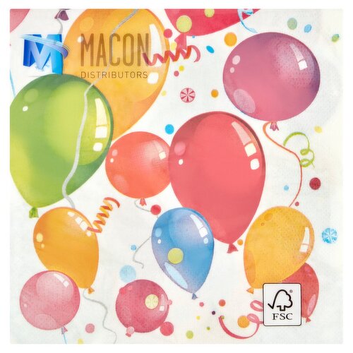 Macon Napkins Balloon Design (20 Piece)