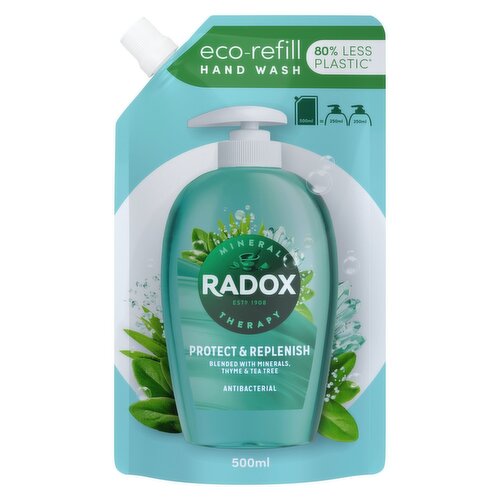 Radox Protect & Replenish Liquid Hand Wash Refill Pouch (500 ml)