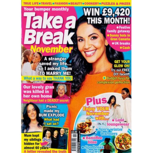 Take A Break Monthly Magazine (1 Piece)