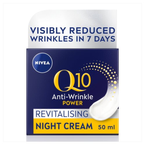 Nivea Q10 Power Anti-Wrinkle + Firming Revitalising Night Cream (50 ml)