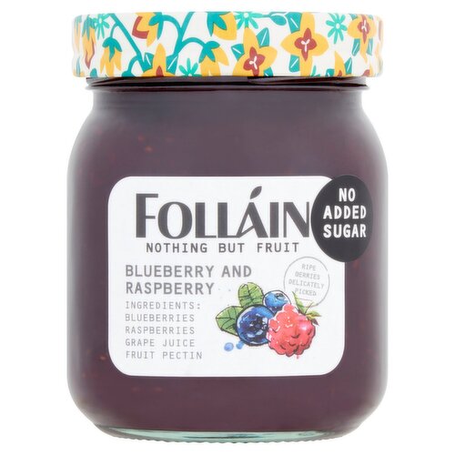 Follain Nothing But Fruit Blueberry And Raspberry Jam (340 g)