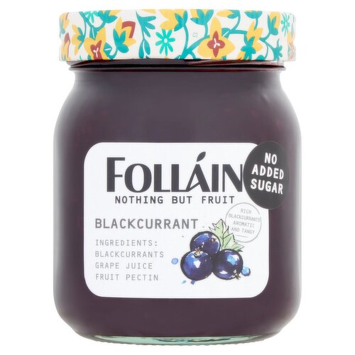 Follain Nothing But Fruit Blackcurrant Jam (340 g)