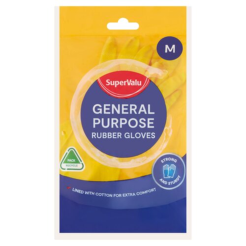 SuperValu Medium Rubber Gloves (1 Piece)