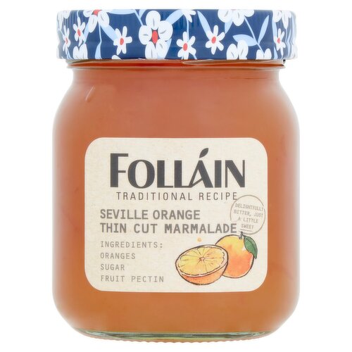 Folláin Traditional Recipe Seville Thin Cut Marmalade (370 g)