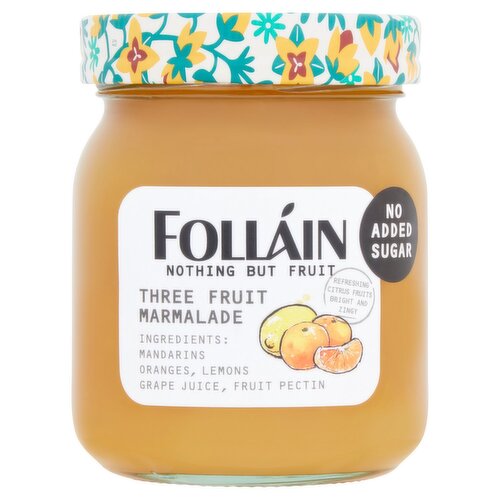 Folláin Nothing But Fruit Three Fruit Marmalade (340 g)