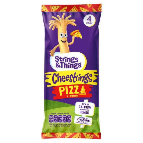 Strings & Things Cheesestrings Pizza 4 Pack (80 g)