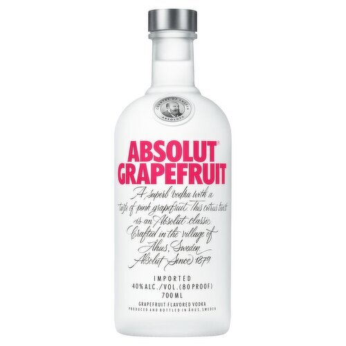 Absolut Grapefruit Vodka (70 cl)
