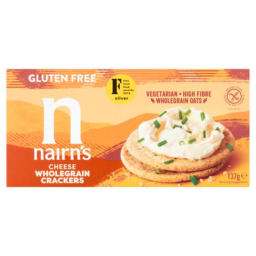 Nairns Gluten Free Cheese Wholegrain Crackers ers (137 g)