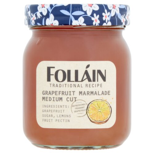 Folláin Traditional Recipe Grapefruit Medium Cut Marmalade (370 g)