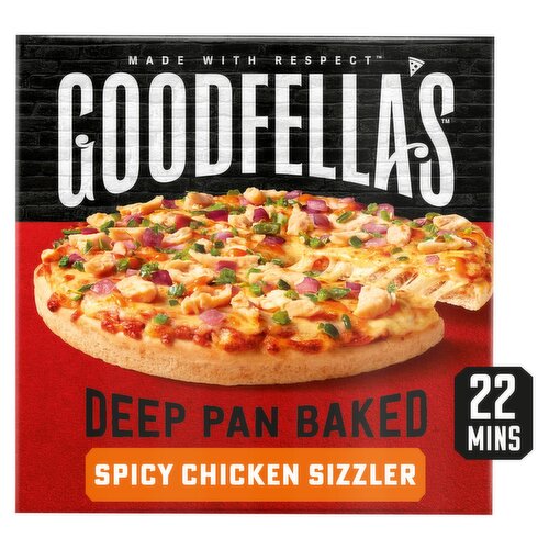 Goodfella's Deep Pan Spicy Chicken Sizzler Pizza (438 g)