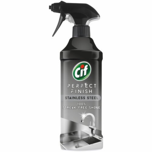 Cif Stainless Steel Perfect Finish Cleaning Spray   (435 ml)