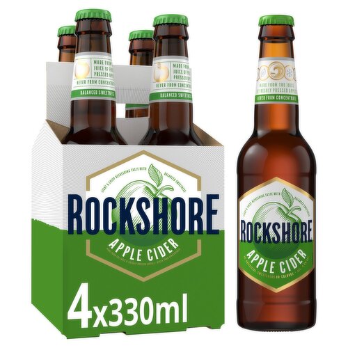 Rockshore Apple Cider Bottles 4 Pack (330 ml)