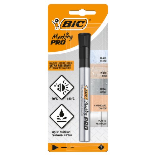 Bic Permanent Black Marker  (1 Piece)