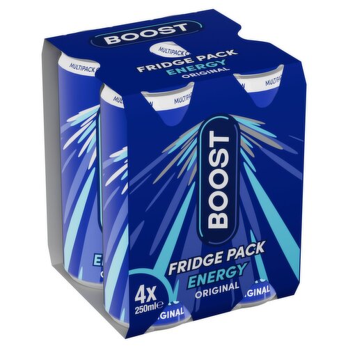 Boost Energy Can 4 Pack (250 ml)