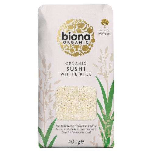 Biona Organic White Sushi Rice (400 g)