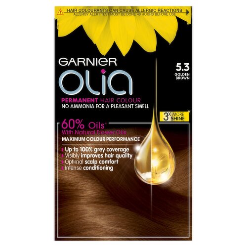 Garnier Olia Permanent No Ammonia Golden Brown Hair Colour (200 g)