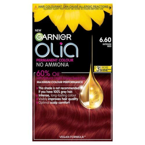 Garnier Olia Permanent No Ammonia Intense Red Hair Colour (200 g)