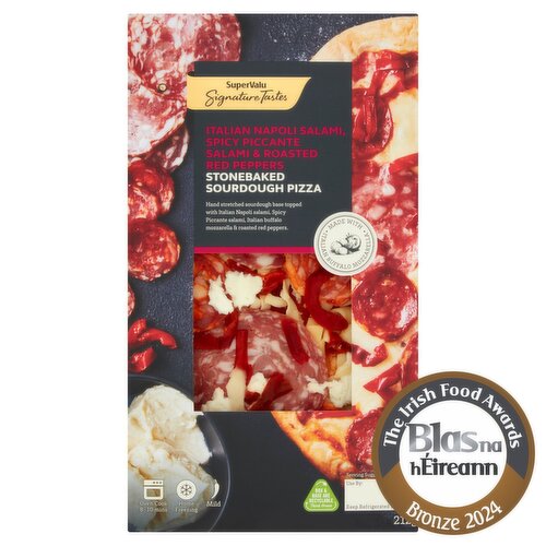 SuperValu Signature Tastes Napoli Salami Spicy Pizza (212 g)