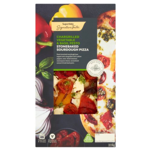 SuperValu Signature Tastes Chargrilled Vegetable & Pesto Pizza (219 g)