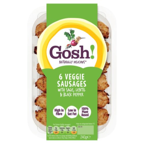 Gosh Veggie Sausages (240 g)