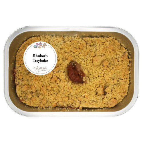 Pettitt's Bakery Rhubarb Crumble Traybake (1 Piece)