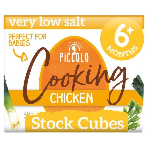 Piccolo Cooking Chicken Stock Cubes 6+ Months (6 g)