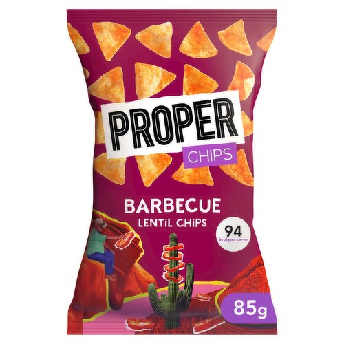 Proper Chips Barbecue Lentil Chips (85 g)