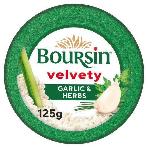 Boursin Velvety Garlic & Herbs Soft Cheese (125 g)