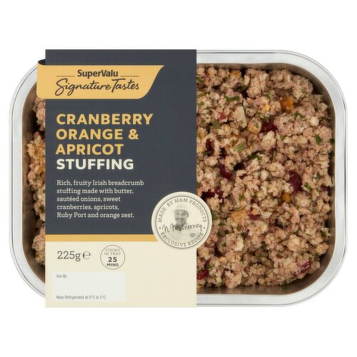 SuperValu Signature Tastes Cranberry. Apricot & Orange Stuffing (225 g)