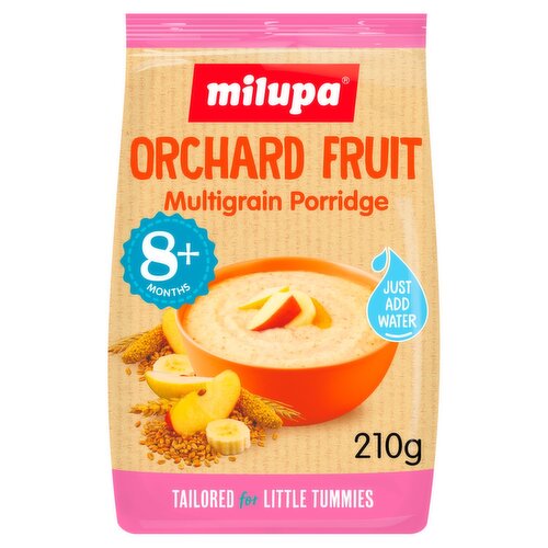 Milupa Orchard Fruit Multigrain Porridge 8+ Months (210 g) - Storefront EN