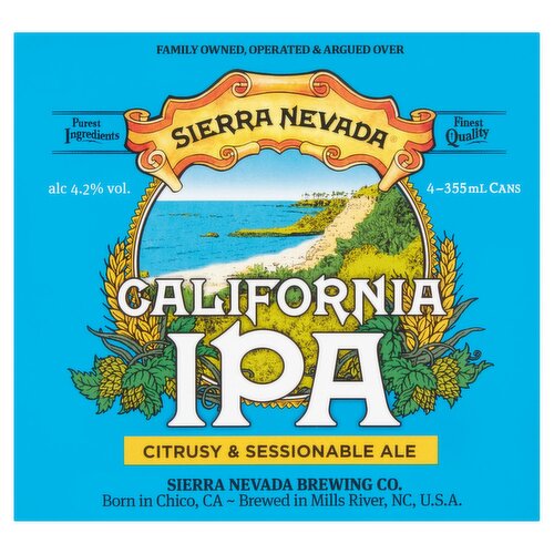 Sierra Nevada California IPA Cans 4 Pack (355 ml)