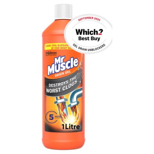 Mr Muscle Power Gel Drain Unblocker (1 L)