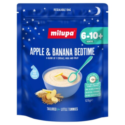 Milupa Apple & Banana Bedtime 6-10+ Months (125 g)