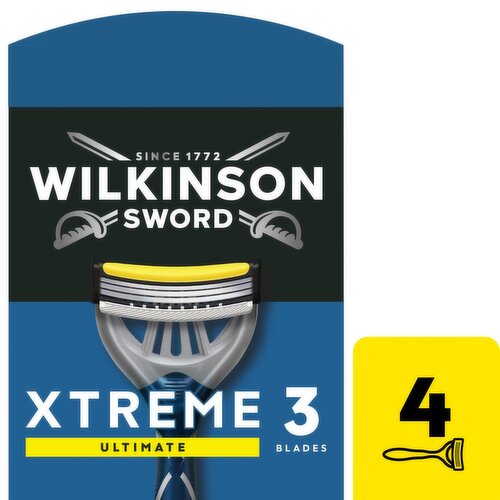 Wilkinson Sword Xtreme 3 Ultimate Plus 4 Pack (1 Piece)