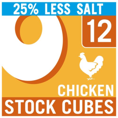 Oxo Reduced Salt Chicken Stock Cube 12 Pack (71 g)